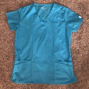Scrub top and bottom